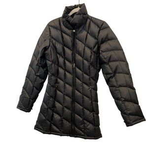 Patagonia black quilted down 3/4 Womens jacket M